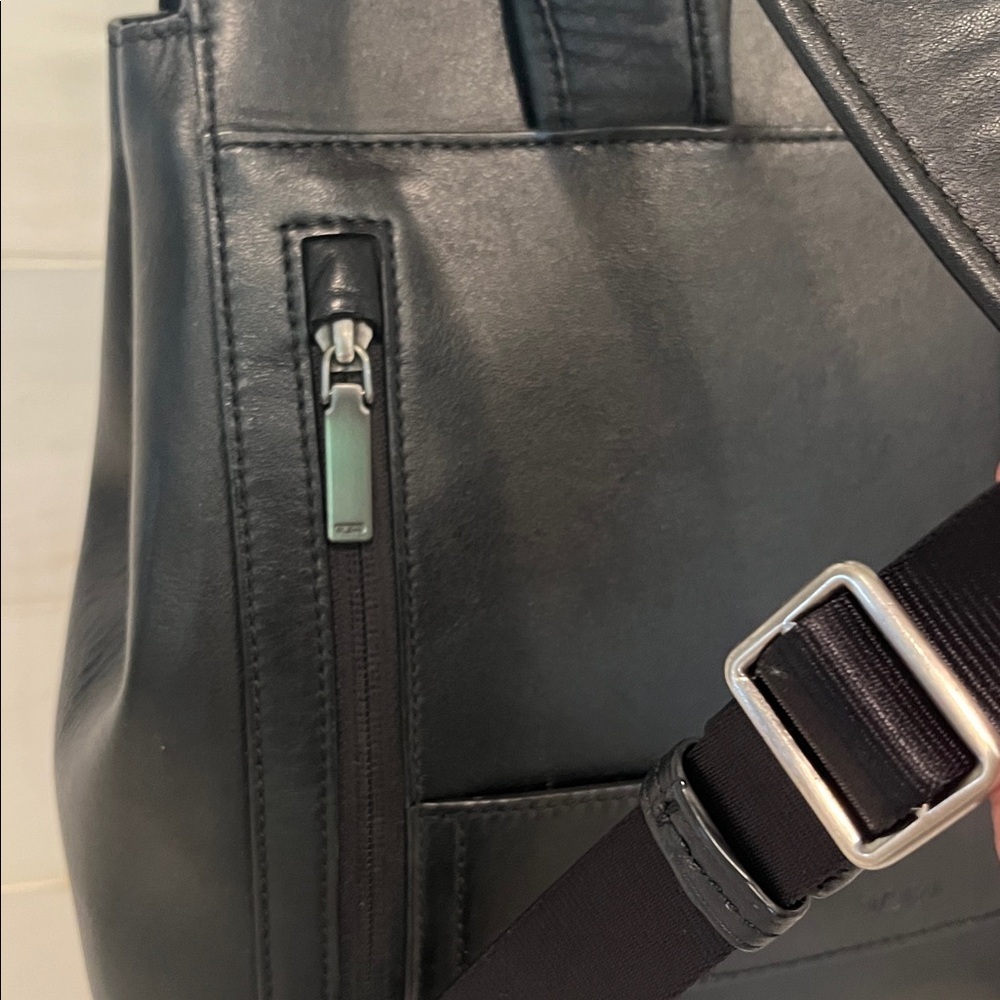 TUMI Mariella Pheobe Laptop Business Backpack European Leather - Picture 7 of 13